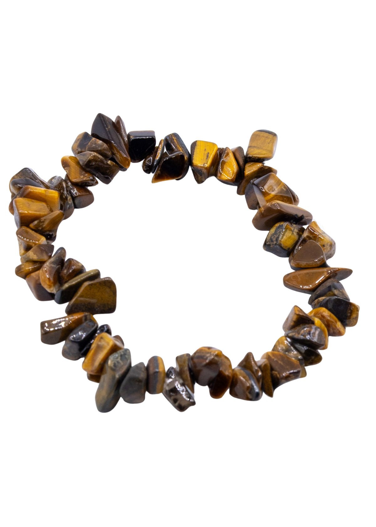 Tigers Eye Chip Stretch Bracelet