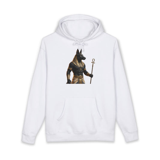 Anubis God Hoodie — Egyptian Mythology Jackal-Headed Deity Pullover