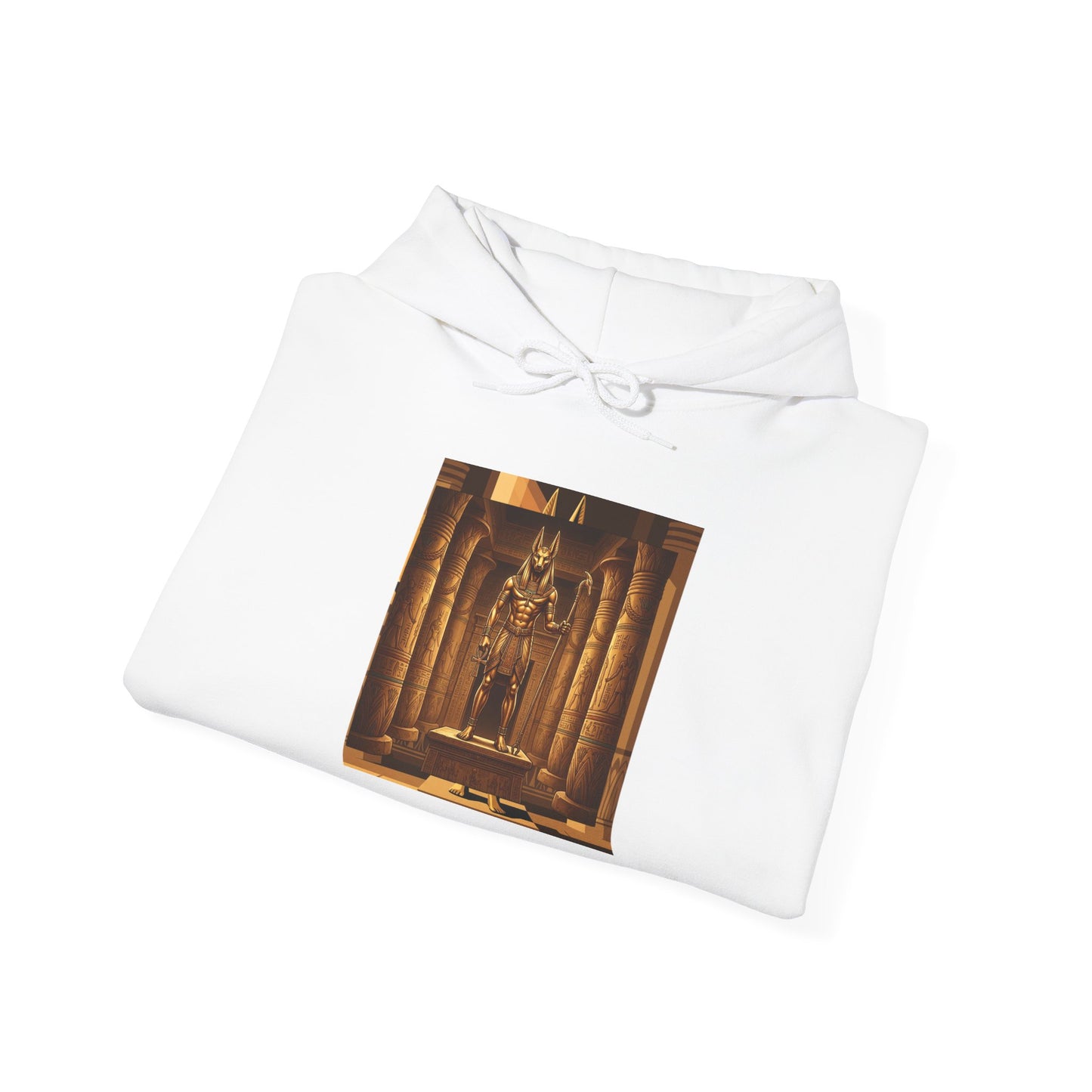 Anubis in Golden Hall Unisex Heavy Blend™ Hooded Sweatshirt