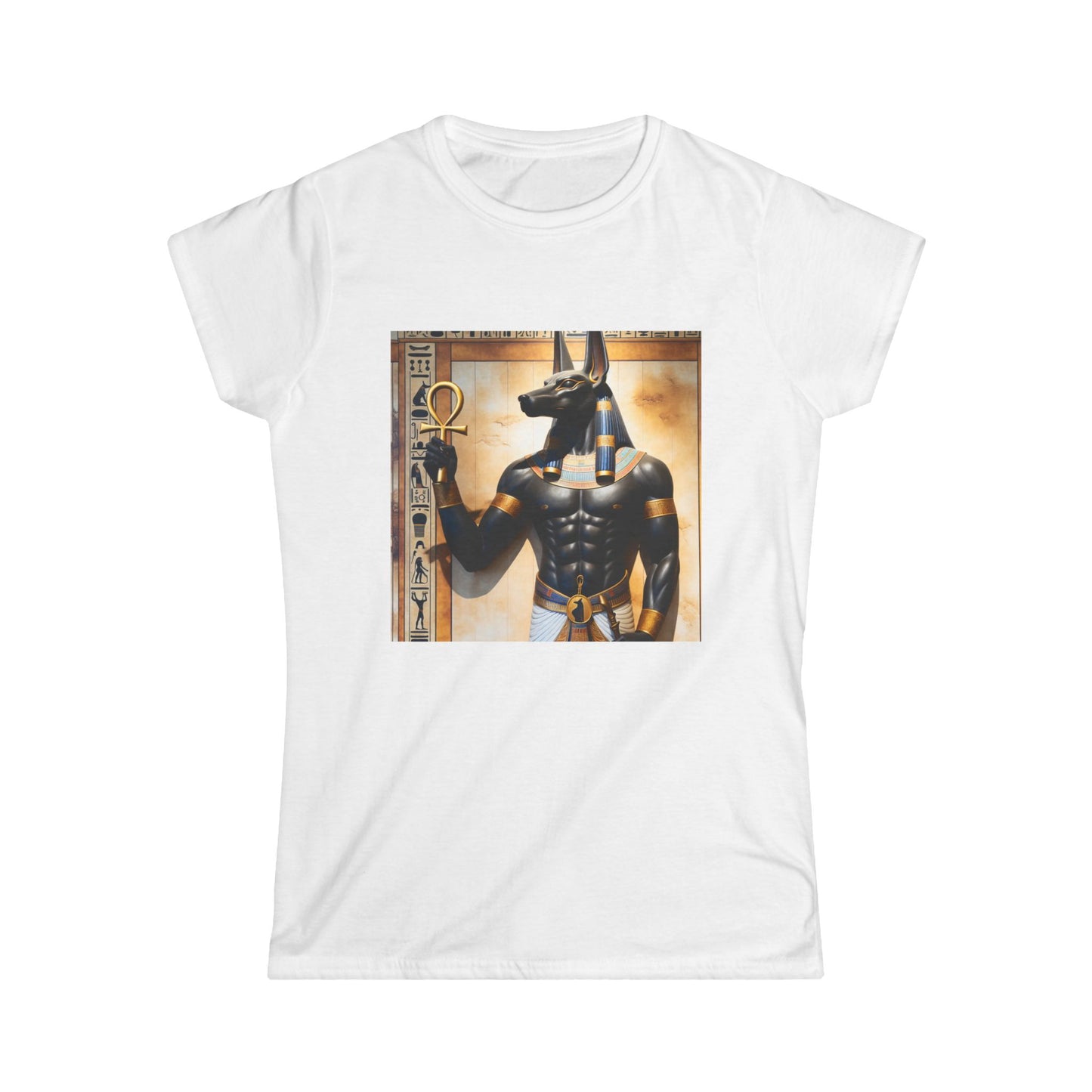 Women's Softstyle Anubis Ankh T-shirt