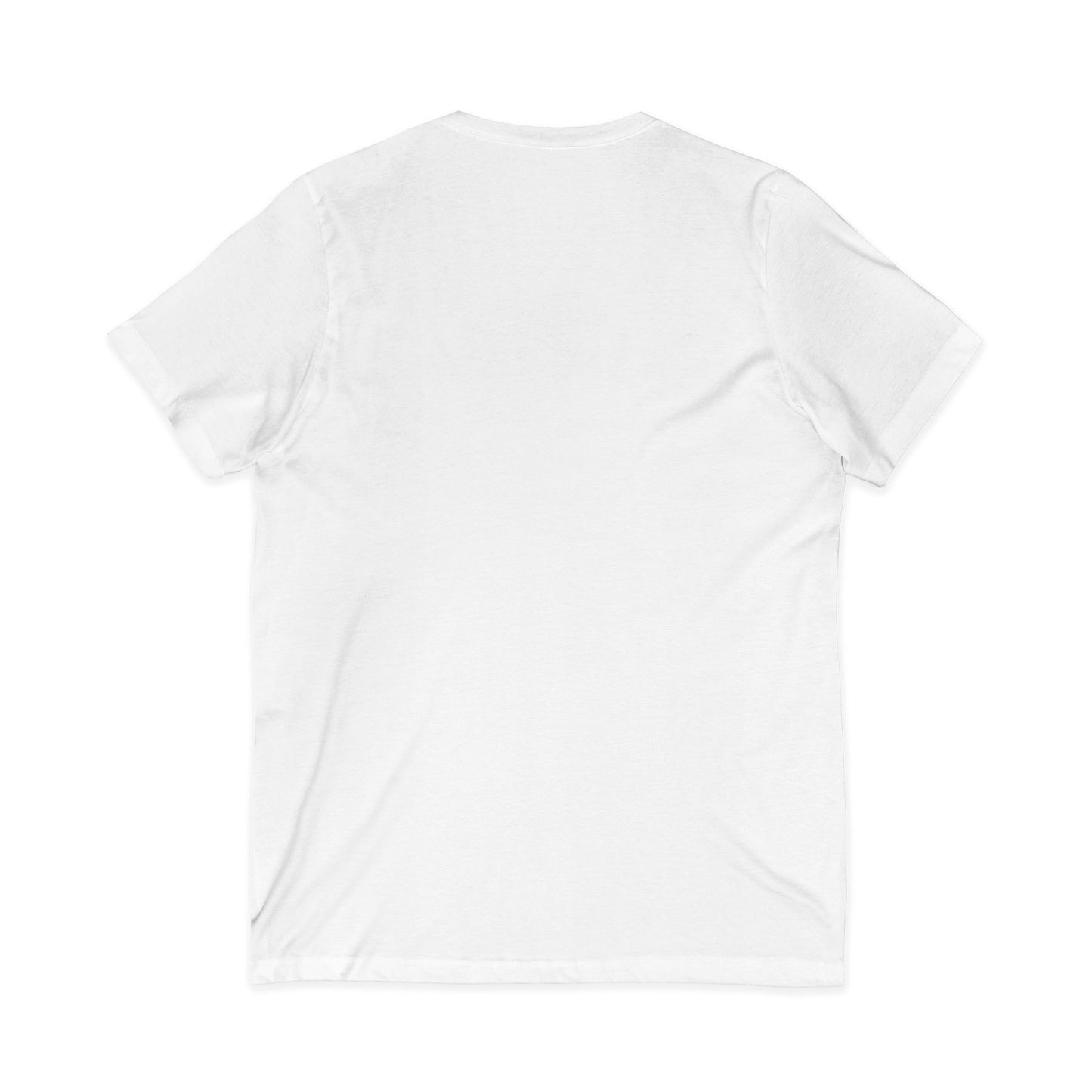Egyptian with Hawk Hieroglyph Unisex Jersey Short Sleeve V-Neck Tee