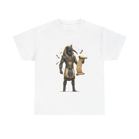 Anubis Scroll T-Shirt — Ancient Egyptian God Graphic Tee