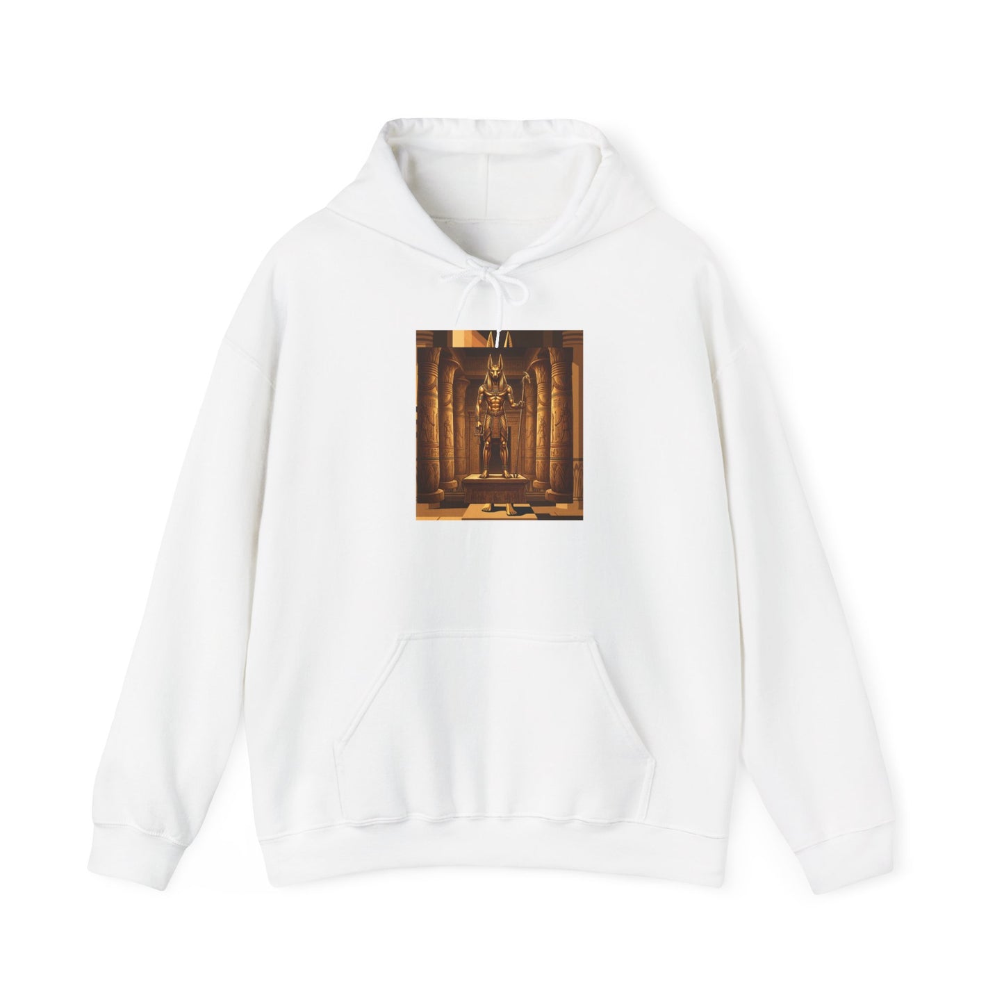 Anubis in Golden Hall Unisex Heavy Blend™ Hooded Sweatshirt