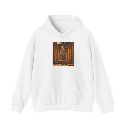 Anubis in Golden Hall Unisex Heavy Blend™ Hooded Sweatshirt
